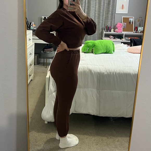 Chocolate Brown Zara Sweatsuit - Picture 3 of 3